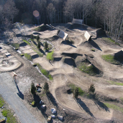 Powell River skate park pump track