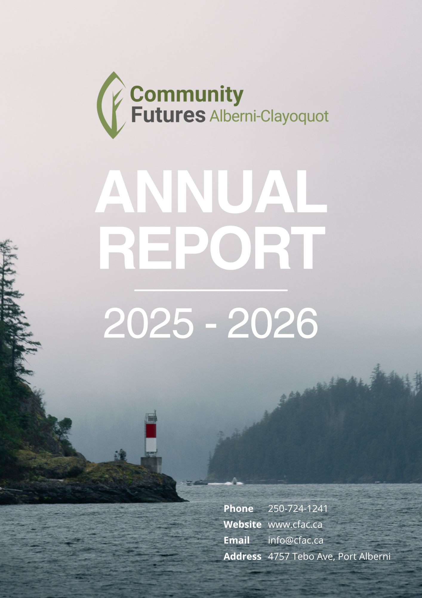 Read our Latest Annual Report Cover page of CFAC 2025-25 Performance Report
